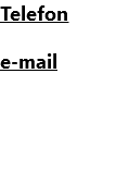 Telefon e-mail 